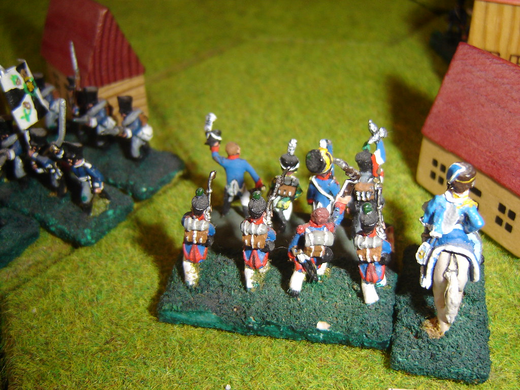 Prussians in Bierge Mill outflanked