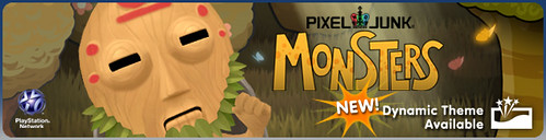 PixelJunkies Monsters Dynamic Banner