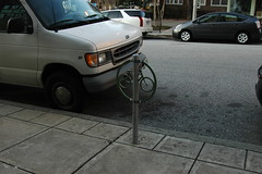 Bike parking near Johns Hopkins
