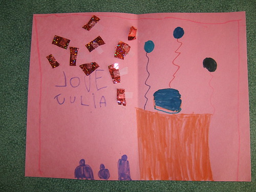 Shannon's Birthday Card from Julia (interior)