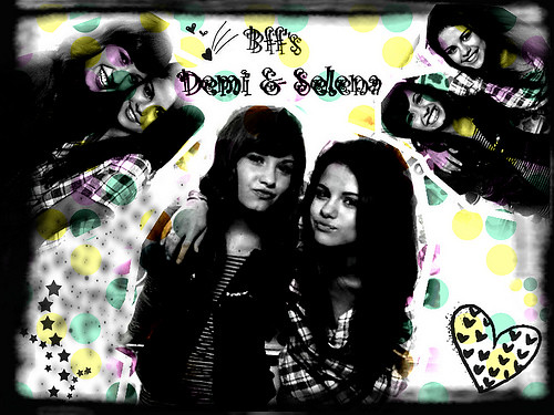 demi lovato and selena gomez wallpaper. Selena Gomez and Demi Lovato