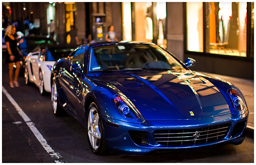 New Blue Cars Ferrari 2011 Pictures