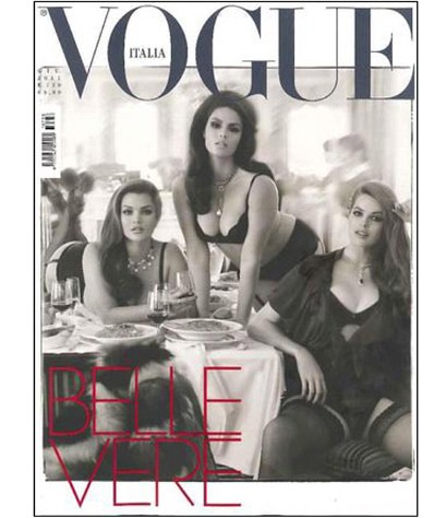 Capa Vogue Itália Steven Meisel©