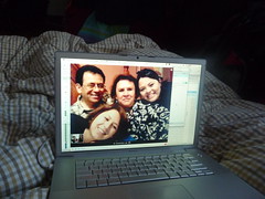 My lovely family back in Mexico, where the New Year came one day after. Video chatting is so awesome.