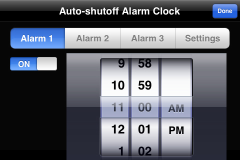 iPhone Shabbos Clock