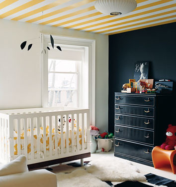 Nursery Inspiration: Black and yellow