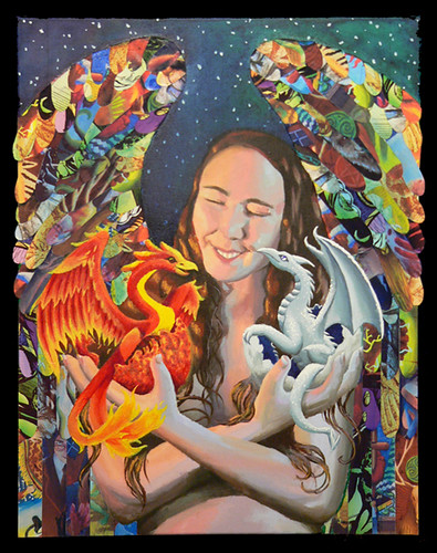 Dragon and Phoenix by Rachel H White