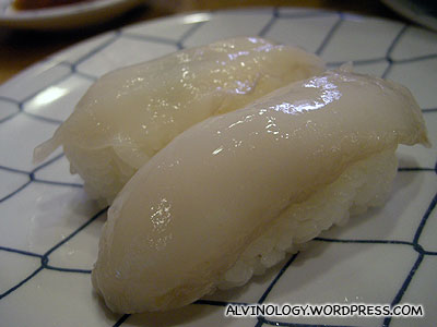 Squid sushi