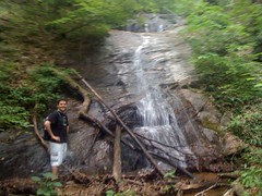  12 - Andrew at Cane Creek Falls Cascade 1