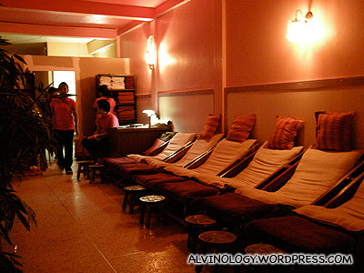 Inside the massage house