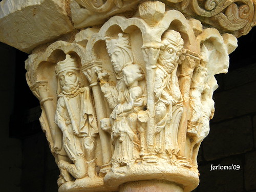 Duratón (Segovia) románico capitel-1