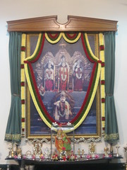 Altar at Chaithanya Bharathi Mandir