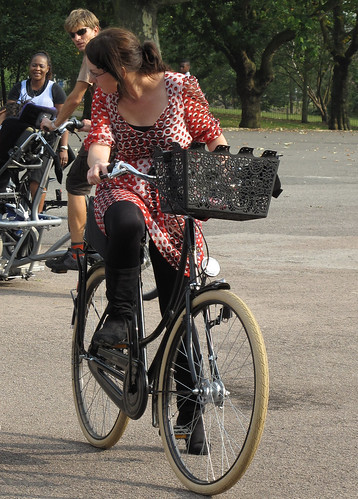 Girl and Bike 1
