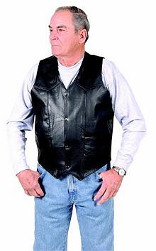 1010_Mens_Plain_Vest by Dynamicleather-US