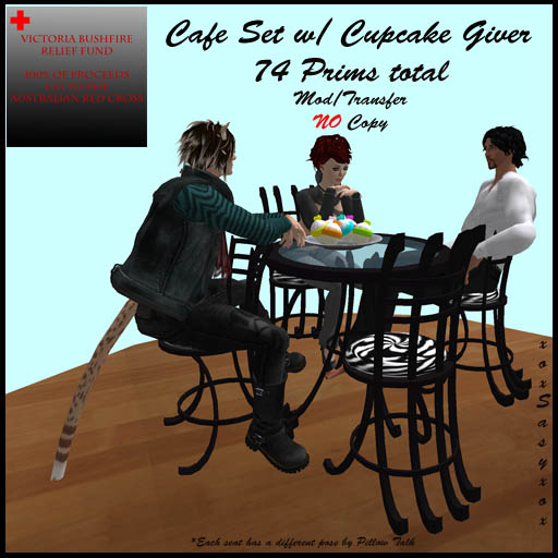 xoxSasyxox - Cafe Set with Cupcake Giver