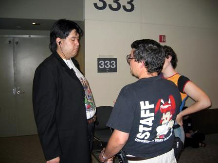 Otakon 2004 - Doc in Con Chair Mode (Click to enlarge)