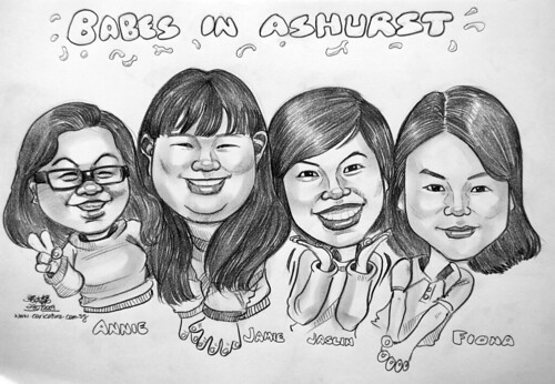 Group caricatures for Ashurst