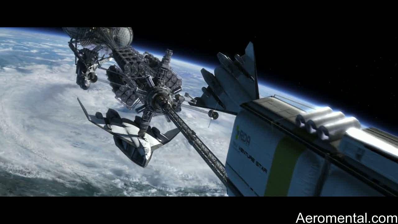 película Avatar satélite espacial