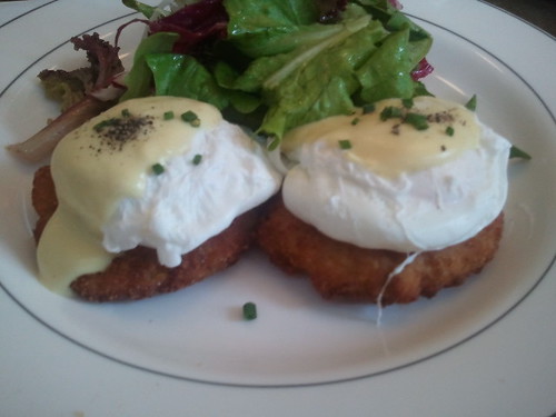 Squash Croquettes with Poached Eggs