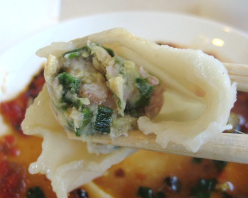 Chive, Egg, Pork & Shrimp Dumplings @ Dumpling House by you.