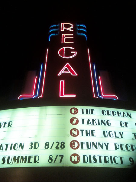 Regal Theater Sign (Click to enlarge)