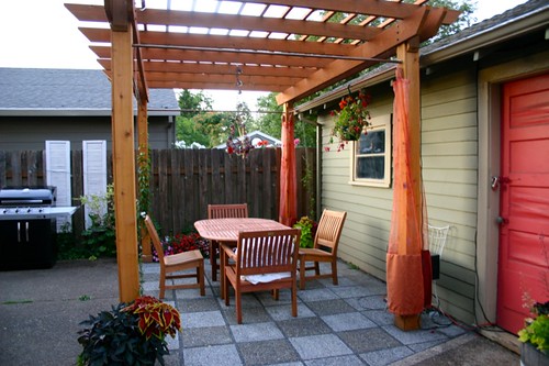 Backyard patio