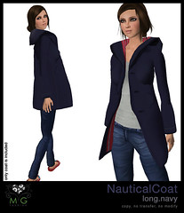 [MG fashion] NauticalCoat.long.navy