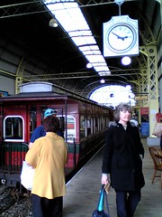 Passengers at Queenstown station