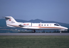 Z) Air Glaciers Learjet 36A HB-VIF GRO 10/05/1998