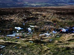 Some idiots had dumped their rubbish in one of the most scenic spots of Ireland..