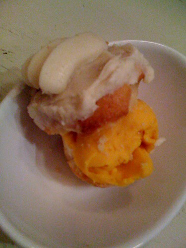 Parfait American at Sweet Revenge: cupcake + gelato