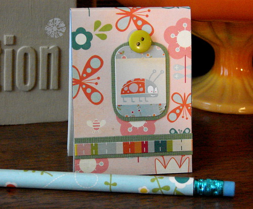 Altered Notebook and Pencil Set
