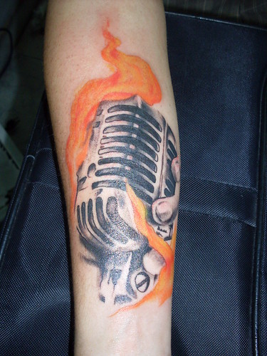 koy · niñó pampino · microphone tattoo by sirak 