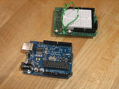 Arduino and ProtoShield separate