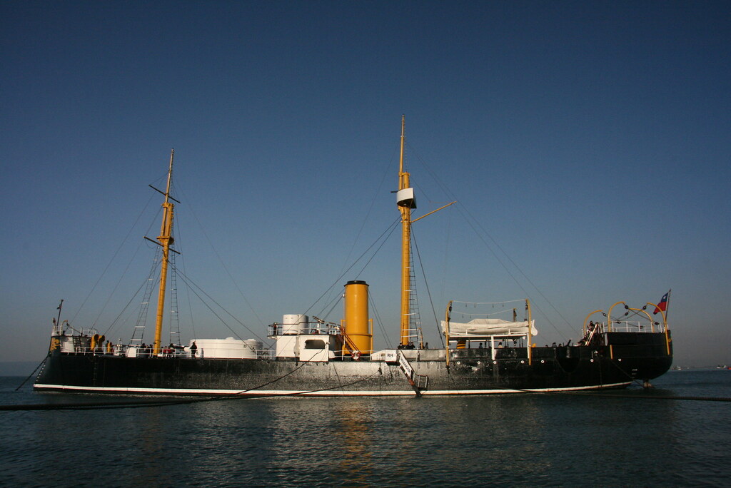 The Huáscar today, restored by the Chilean Navy and a prize of war