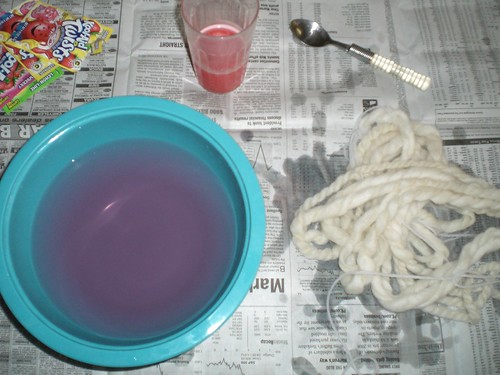 Getting ready dye