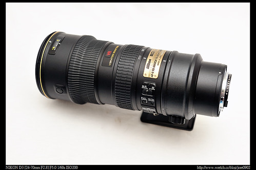 你拍攝的 Nikon AF-S VR 70-200MM f2.8。