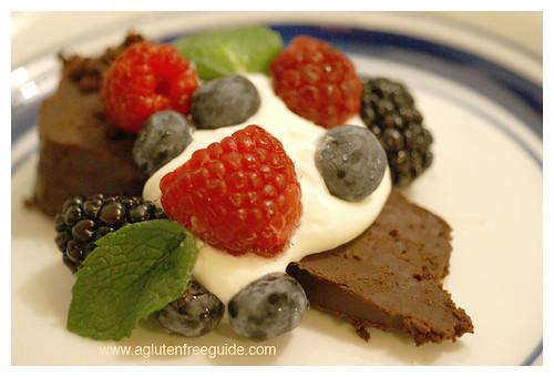 Best Flourless Chocolate Cake Recipe Gluten Free slice web