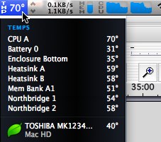 Can high CPU temperatures explain my Macbook stalling?