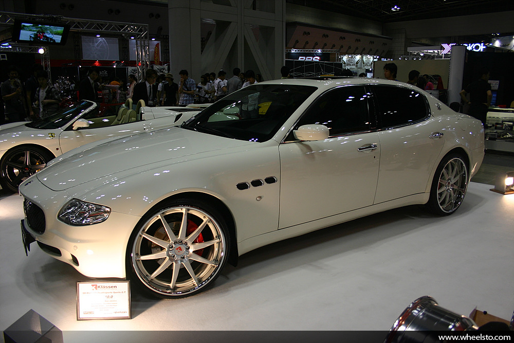 a strong showing with a beautiful Ferrari 430 and Maserati Quattroporte