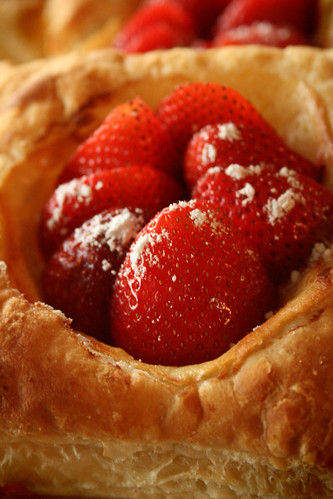 Fresh Strawberry pastry.