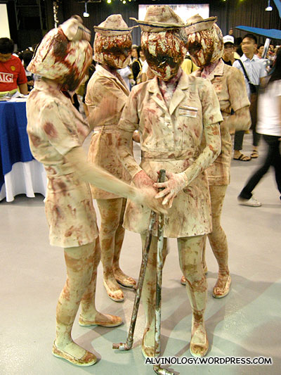 Scary nurses whom I thought look really cool