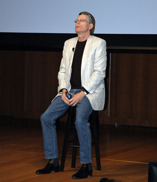 Stephen King At Amazon's Kindle 2 Press Conference