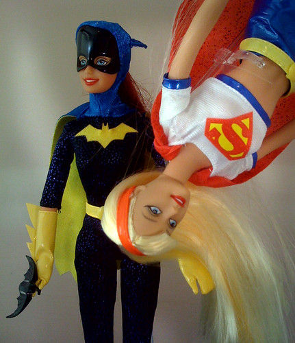 batgirl and supergirl. Supergirl amp; Batgirl Barbies
