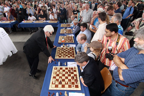 Schach-Weltmeister Boris Spasski aus Sankt Petersburg/Russland ©  J