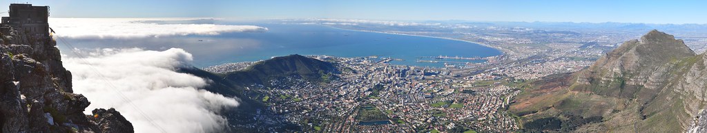 Cape Town from the Top of Table Mountain