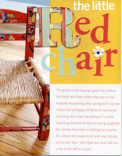 The Little Red Chair.
