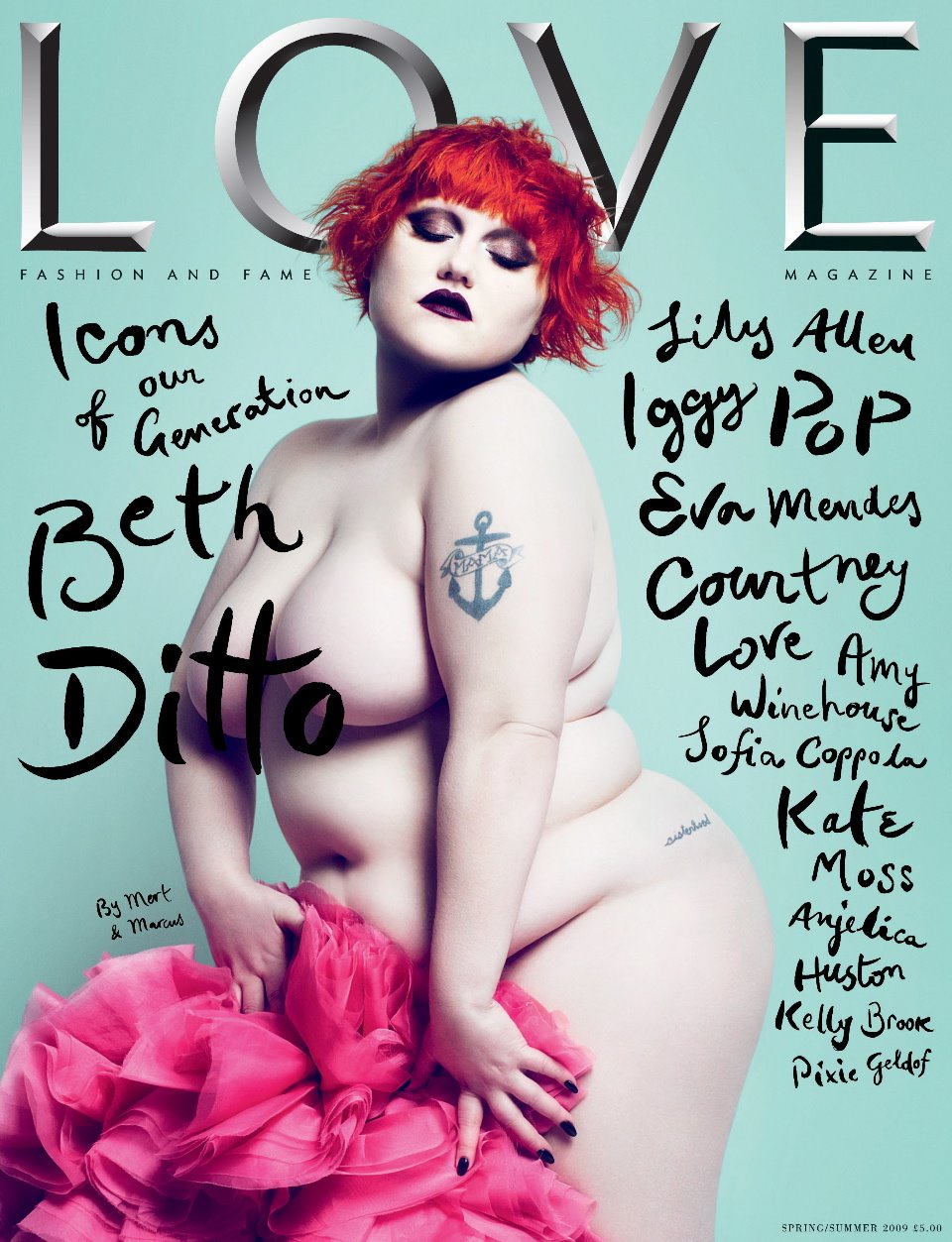 Love magazine cover