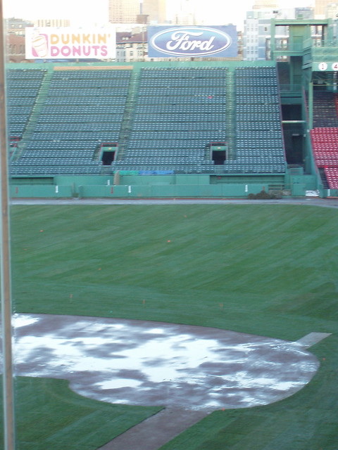 Fenway Park Tour The red seat far up in the bleachers is where Ted Williams hit the parks longest ever home run by Chris Devers