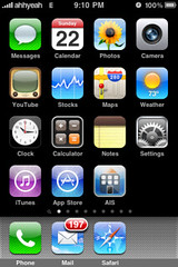 iPhone Firmware 3.0 Preview: Home Screen by Apple iPhone School